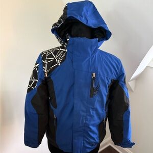 Boys Blue Spyder Ski Jacket
